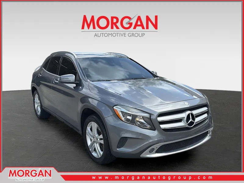2017 Mercedes-Benz GLA 250 in Gray — front three-quarter view
