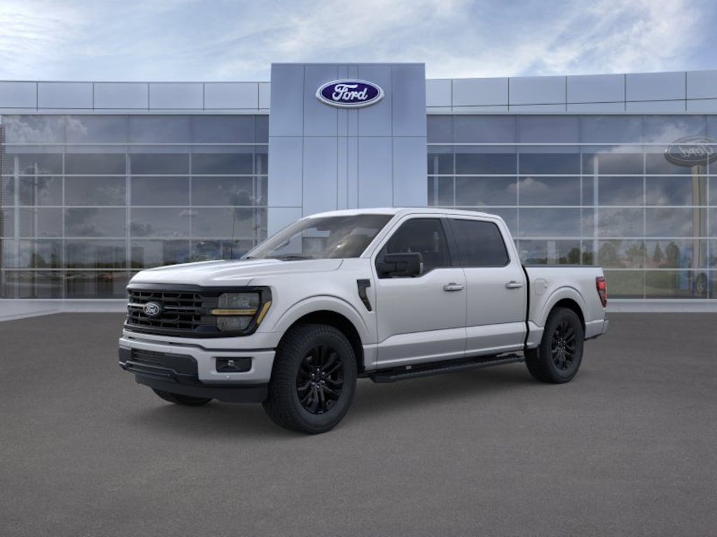 2026 Ford F-150 in Iconic Silver — front three-quarter view