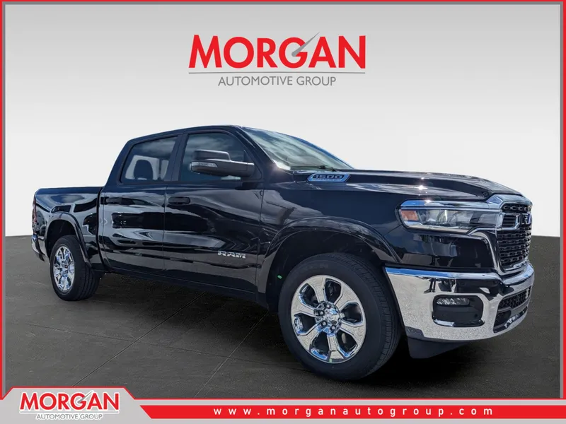 2026 Ram 1500 Big Horn/Lone Star in Black — front three-quarter view