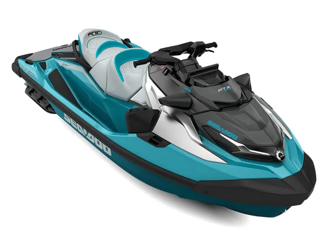 2026 Sea-Doo GTX™ Limited 325 Teal Metallic — front three-quarter view