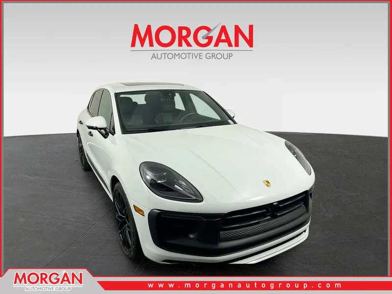 2024 Porsche Macan GTS in Carrara White Metallic — front three-quarter view