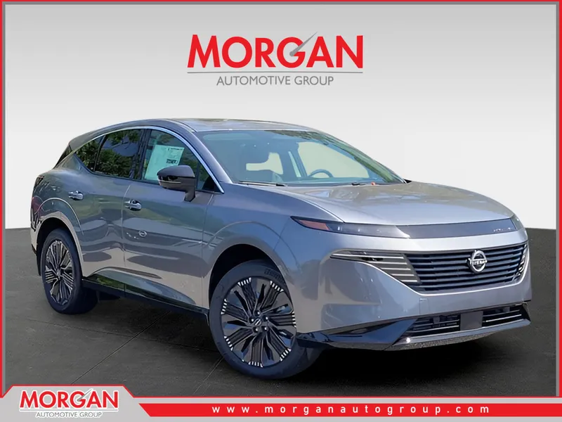 2026 Nissan Murano Platinum in Gray — front three-quarter view