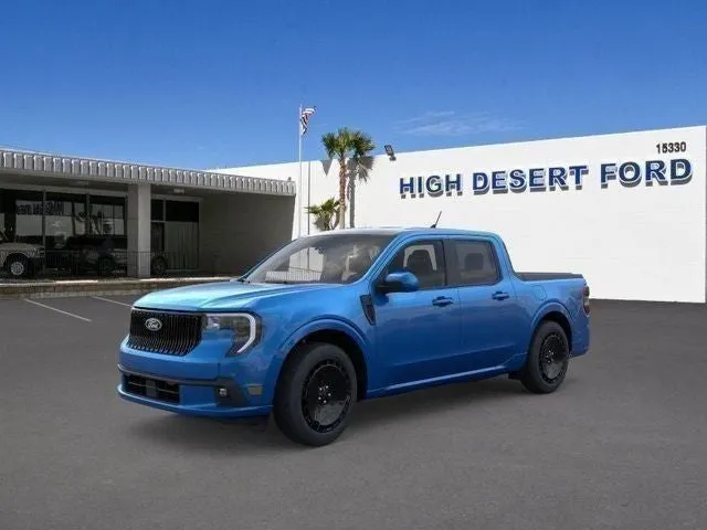 2025 Ford Maverick Lobo Standard in Blue — front three-quarter view