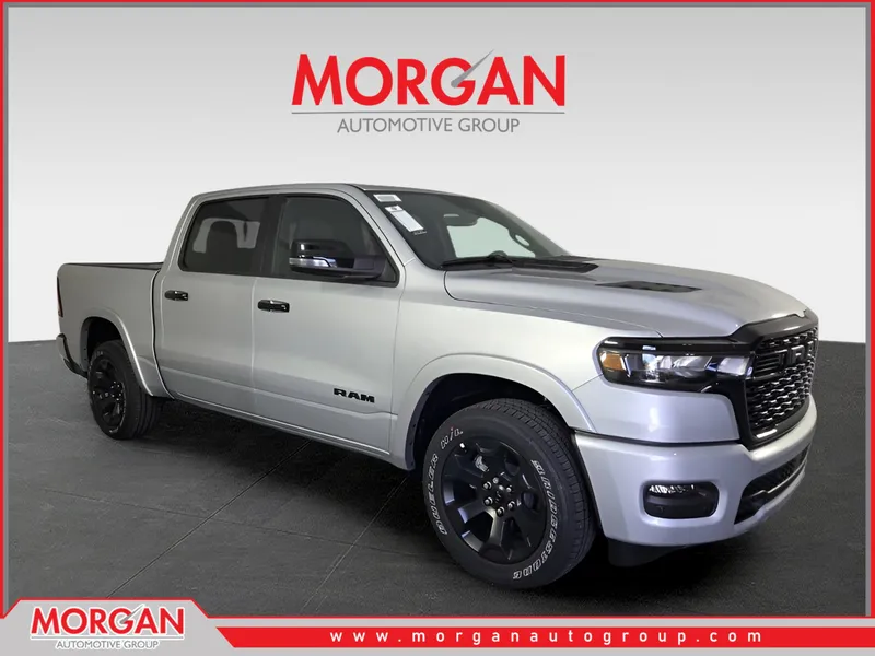2026 Ram 1500 Big Horn/Lone Star in Silver — front three-quarter view