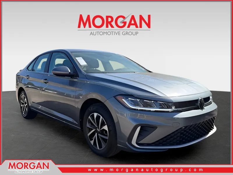 2026 Volkswagen Jetta 1.5T S in Silver — front three-quarter view