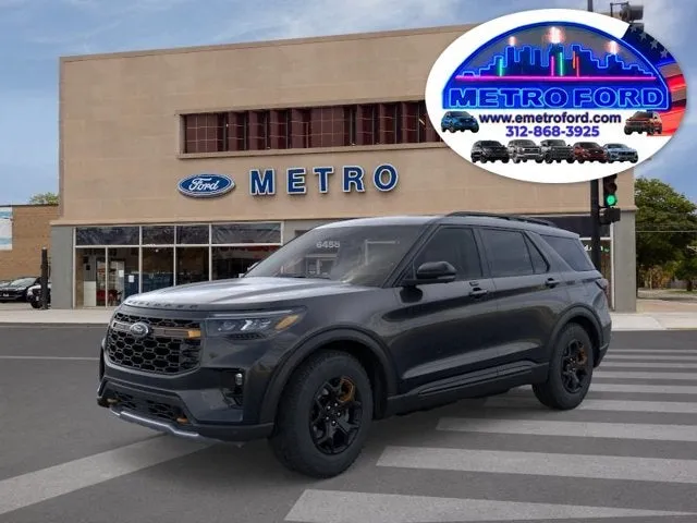 2026 Ford Explorer Tremor in Uh — front three-quarter view