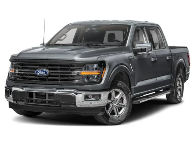 2025 Ford F-150 XLT in Silver — front three-quarter view