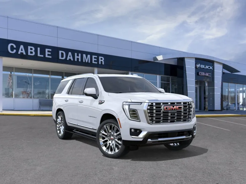 2026 GMC Yukon Denali — front three-quarter view