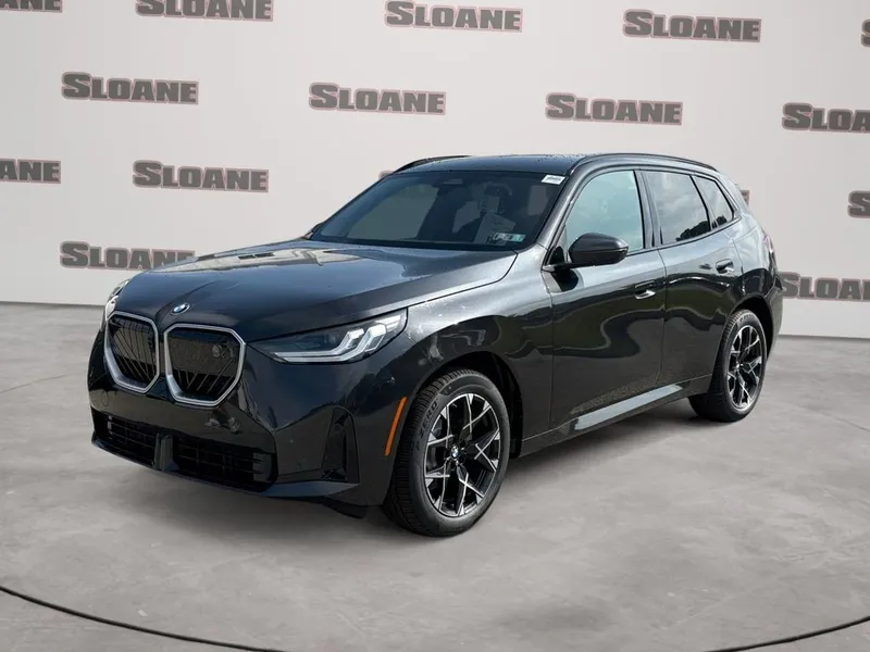 2026 BMW X3 30 xDrive in Dark Graphite Metallic — front three-quarter view