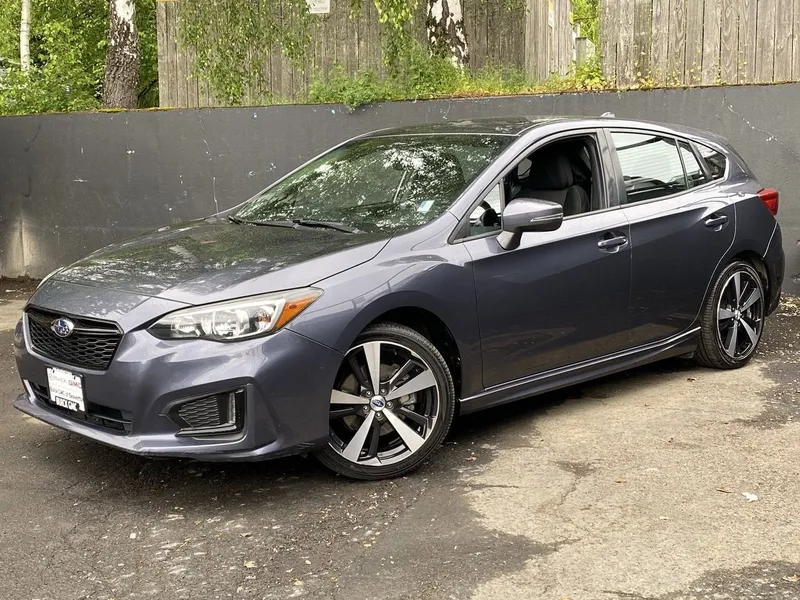 2017 Subaru Impreza Sport in Gray/Gray — front three-quarter view