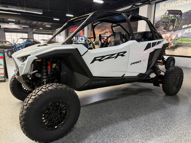 2026 Polaris® RZR PRO R 4 ULTIMATE - GHOST WHITE — front three-quarter view