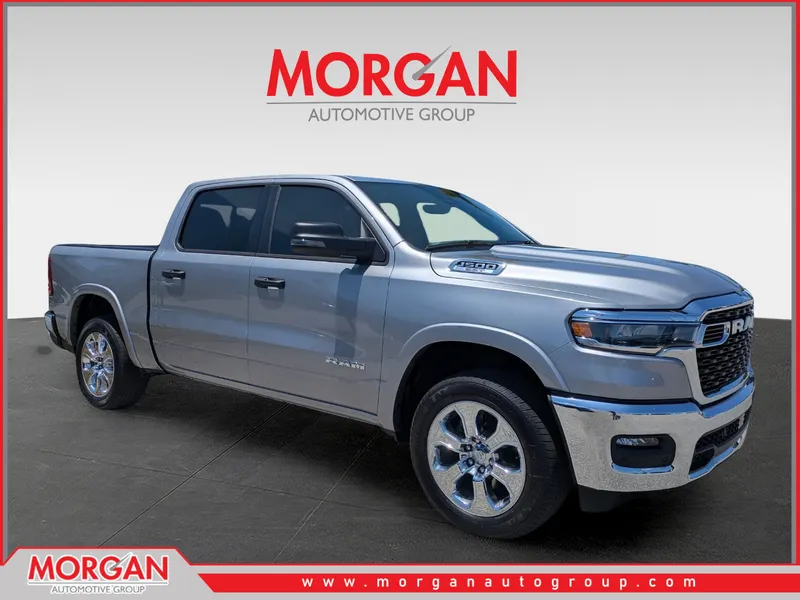 2025 Ram 1500 Big Horn/Lone Star in Silver — front three-quarter view