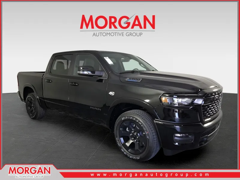 2026 Ram 1500 Big Horn/Lone Star in Black — front three-quarter view