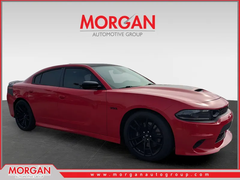 2023 Dodge Charger R/T Scat Pack in Red — front three-quarter view