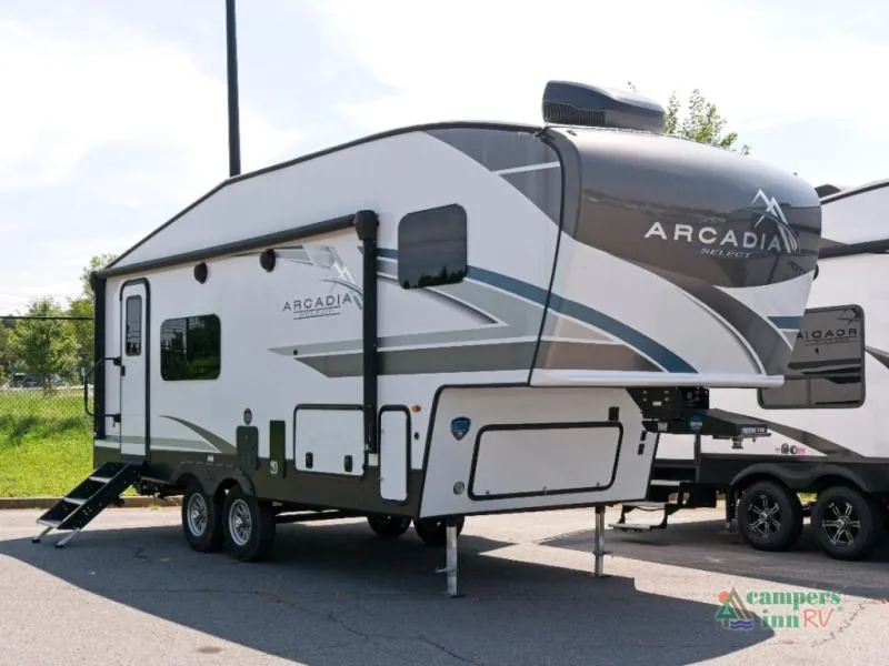 2024 Keystone RV Arcadia — front three-quarter view