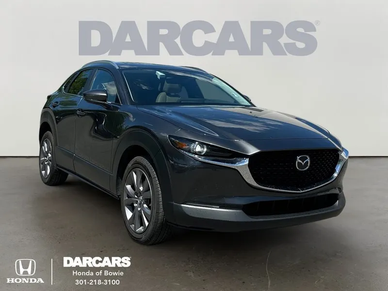 2024 Mazda Mazda CX-30 2.5 S Preferred Package in Machine Gray Metallic — front three-quarter view