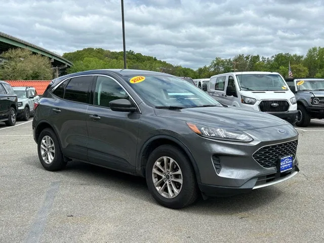2022 Ford Escape SE in Gray Metallic — front three-quarter view