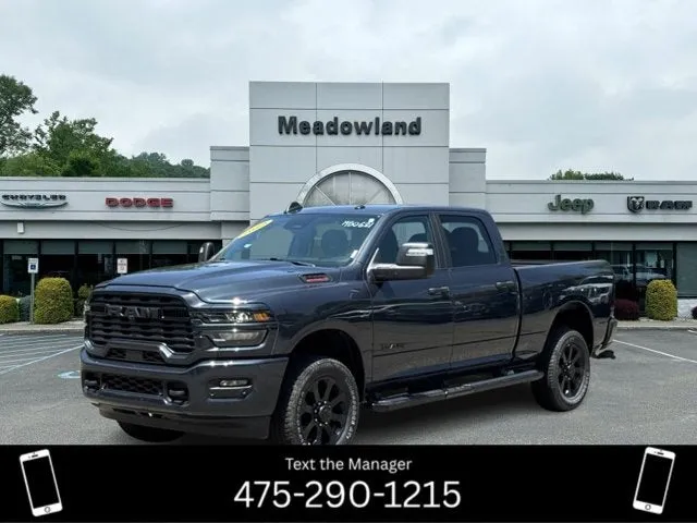 2025 RAM 2500 Big Horn in Forged Blue Metallic — front three-quarter view
