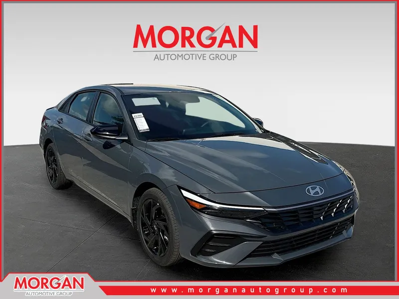 2026 Hyundai ELANTRA SEL Sport in Ecotronic Gray — front three-quarter view