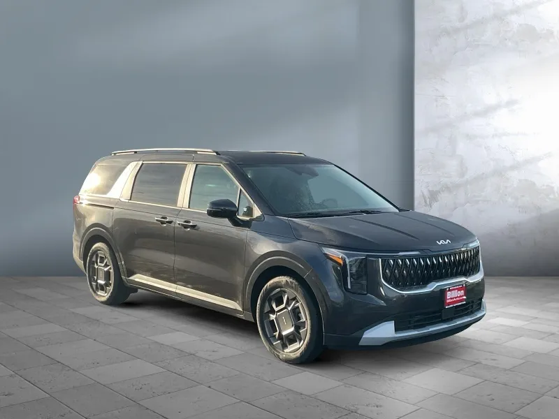 2026 Kia Carnival Hybrid — front three-quarter view