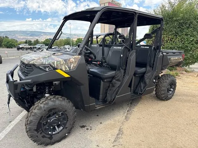 2026 Polaris® Ranger Crew 1000 Premium Polaris Pursuit Camo — front three-quarter view