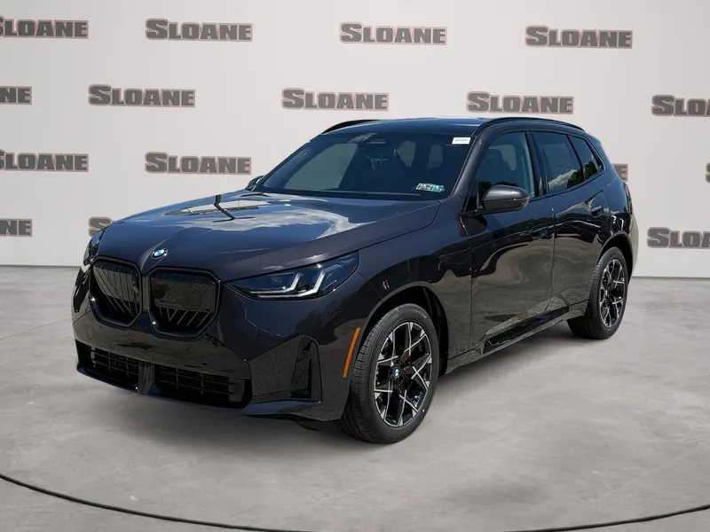 2026 BMW X3 30 xDrive in Dark Graphite Metallic — front three-quarter view