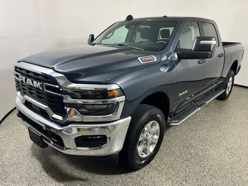 2025 RAM 2500 Big Horn in Forged Blue Metallic — front three-quarter view