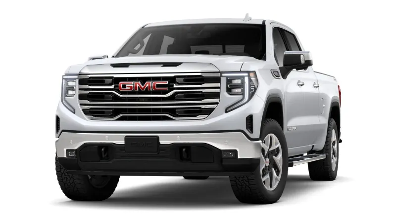 2026 GMC Sierra 1500 SLT — front three-quarter view