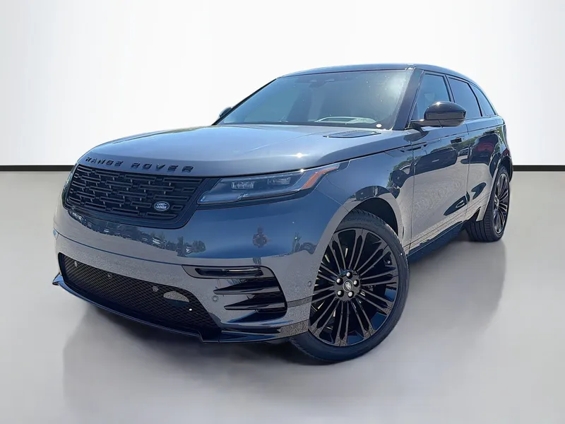 2026 Land Rover Range Rover Velar Dynamic SE in Blue — front three-quarter view