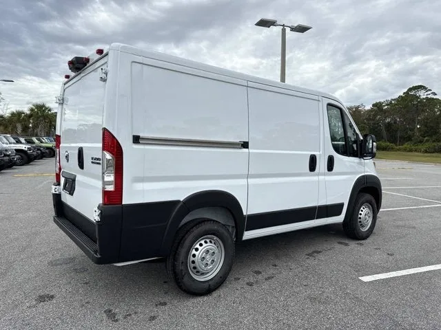 2026 RAM ProMaster Cargo Van Tradesman in Bright White Clearcoat — front three-quarter view