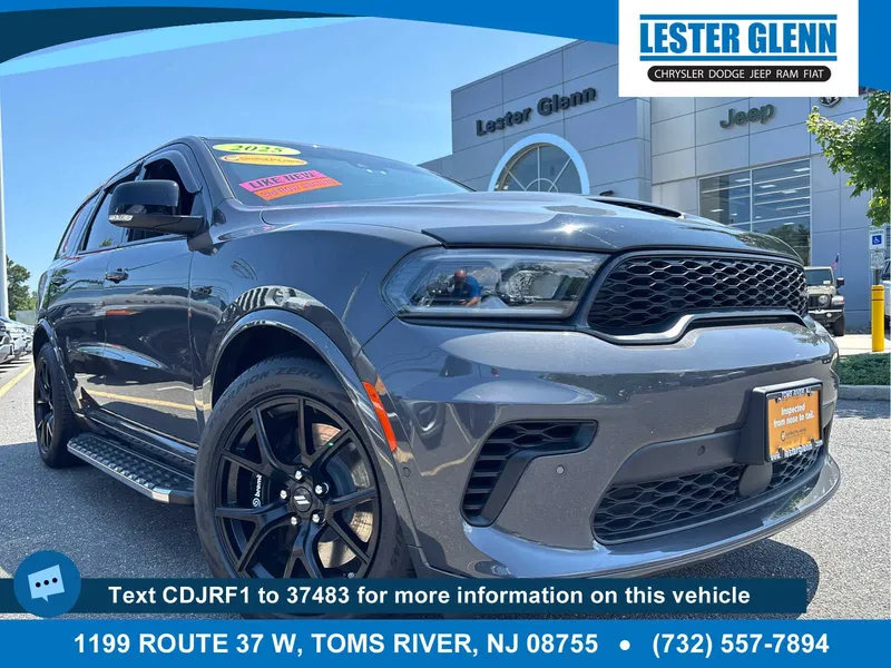 2025 Dodge Durango R/T 20th Anniversary Plus in Vapor Gray — front three-quarter view