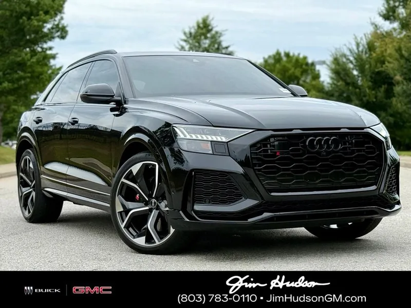 2024 Audi RS Q8 4.0T quattro in Black — front three-quarter view