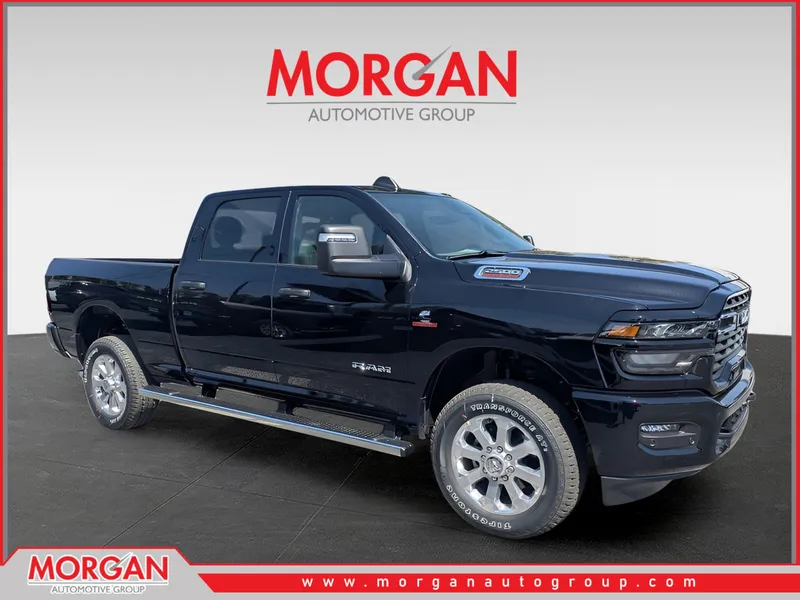 2026 Ram 2500 Big Horn in Black — front three-quarter view