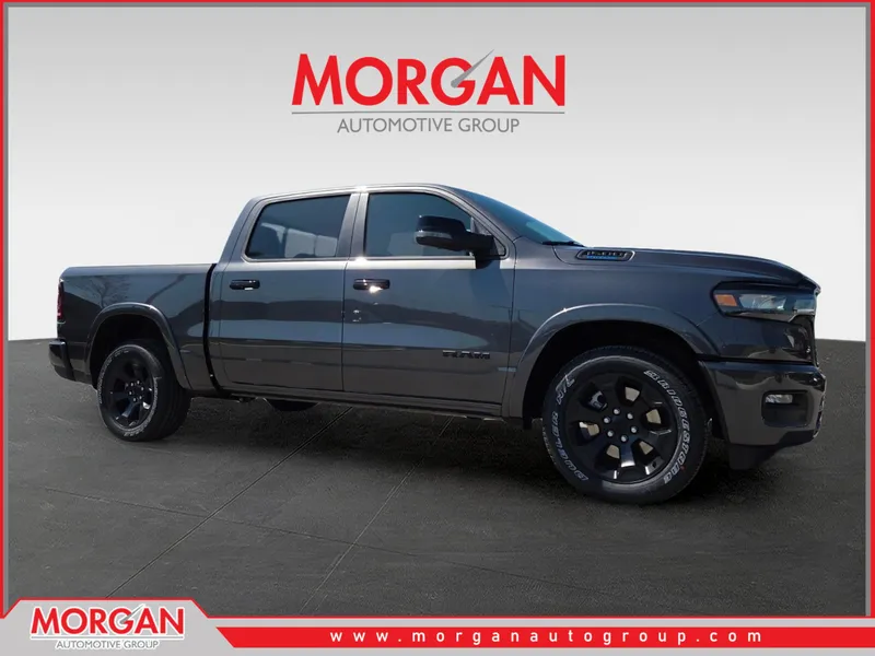 2026 Ram 1500 Big Horn/Lone Star in Gray — front three-quarter view
