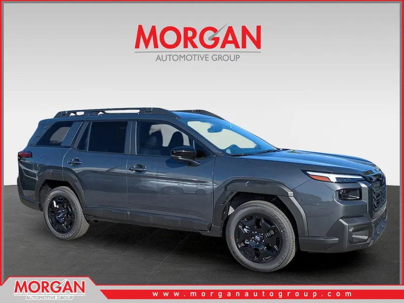 2026 Subaru Outback Limited in Magnetite Gray Metallic — front three-quarter view