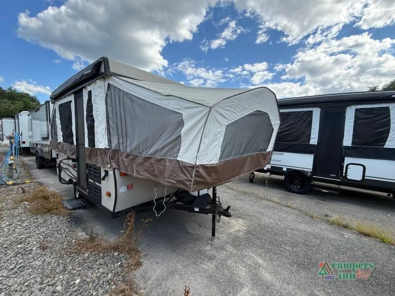2018 Forest River RV Rockwood — front three-quarter view