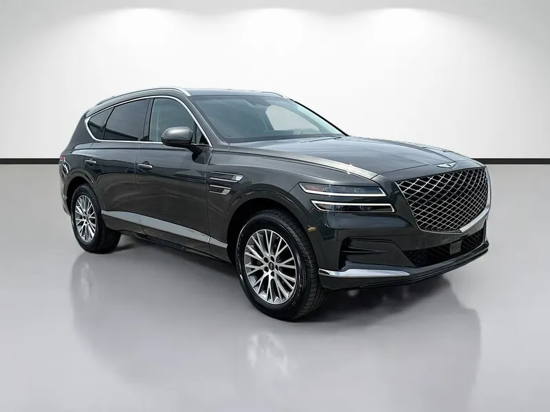 2024 Genesis GV80 2.5T in Gray — front three-quarter view