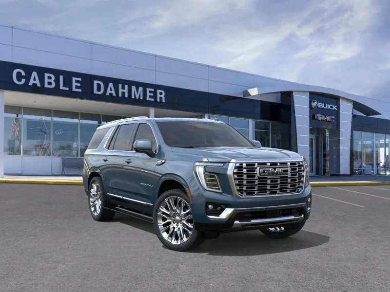 2026 GMC Yukon Denali — front three-quarter view