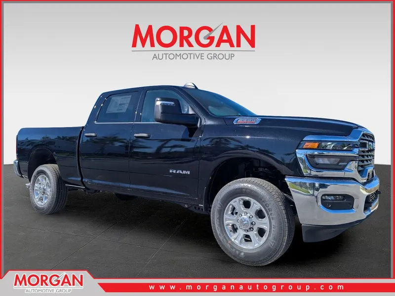2026 Ram 2500 Big Horn in Black — front three-quarter view