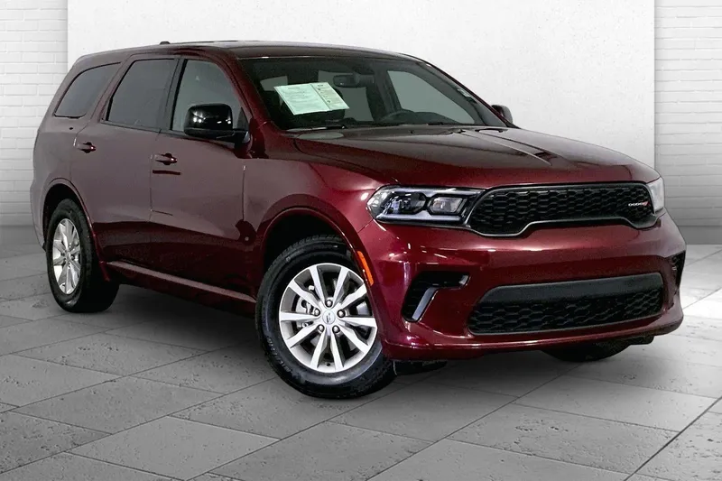 2026 Dodge Durango GT in Octane Red Pearlc — front three-quarter view