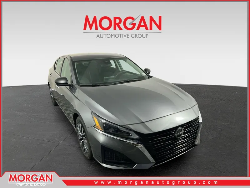 2024 Nissan Altima 2.5 SV in Gun Metallic — front three-quarter view