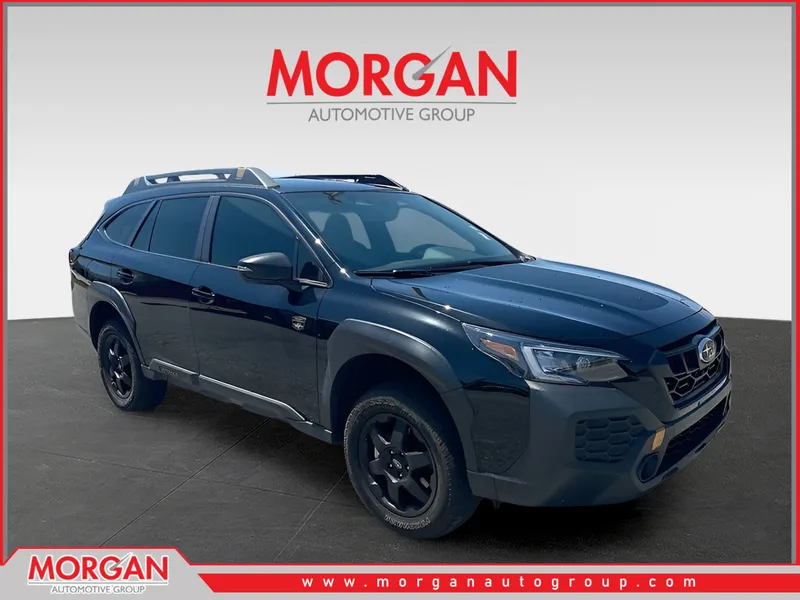 2024 Subaru Outback Wilderness in Black — front three-quarter view