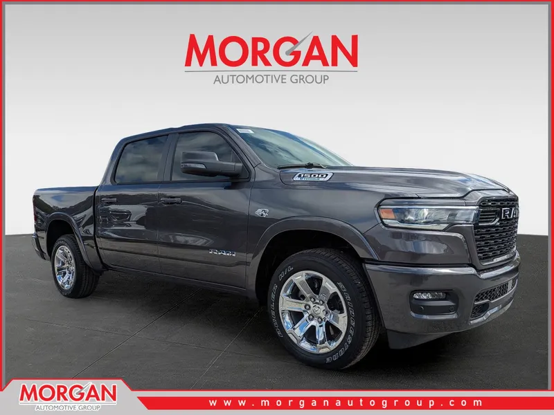 2026 Ram 1500 Big Horn/Lone Star in Gray — front three-quarter view