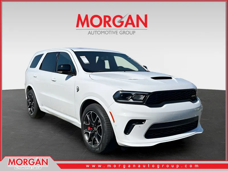2026 Dodge Durango SRT Hellcat in White — front three-quarter view