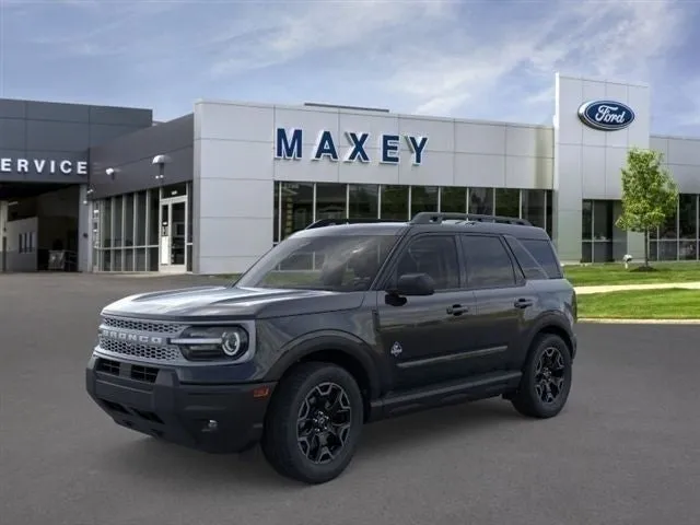 2026 Ford Bronco Sport Outer Banks® in Shadow Black — front three-quarter view
