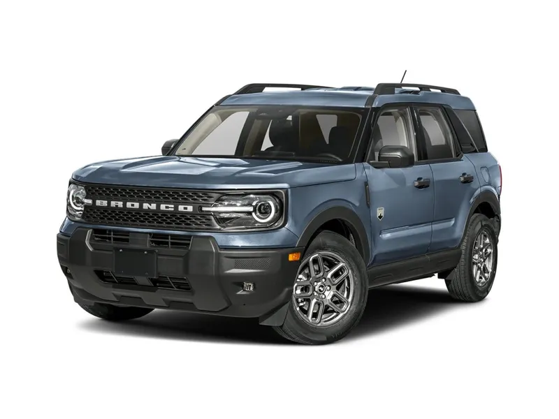 2026 Ford Bronco Sport Big Bend in White — front three-quarter view