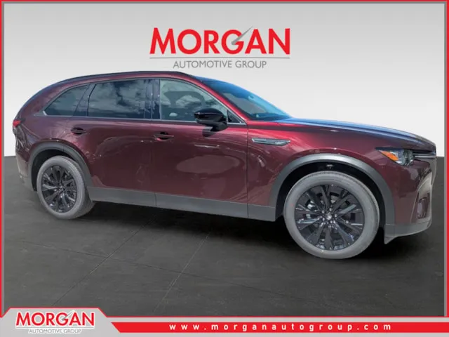 2026 Mazda CX-90 Premium Sport in Artisan Red Premium — front three-quarter view