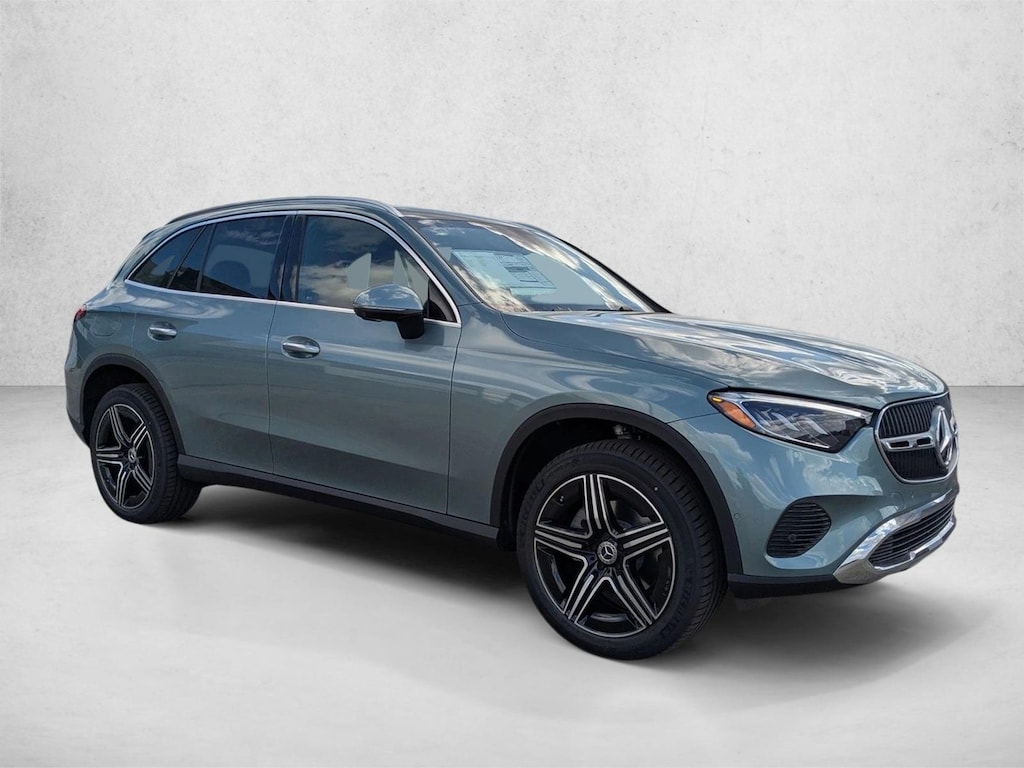 2026 Mercedes-Benz GLC 300 GLC 300 SUV in Verde Silver — front three-quarter view
