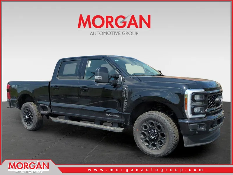 2026 Ford F-250SD Lariat in Black — front three-quarter view