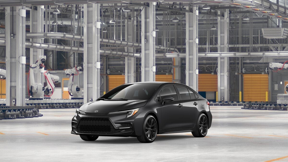 2026 Toyota Corolla SE in Underground — front three-quarter view